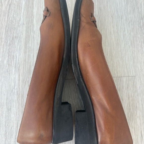 Vintage Salvator Ferragamo Petite/Jr leather Shoes Wmn 2.5-3 Youth 1-1.5 luxury - Picture 3 of 7